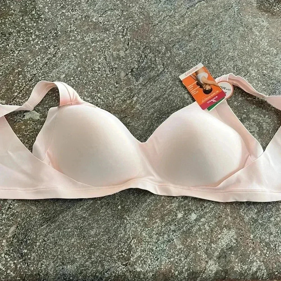 NWT Warner's Wire-Free No Side Effects Extra Side Coverage Back Smoothing Bra L - Picture 3 of 9